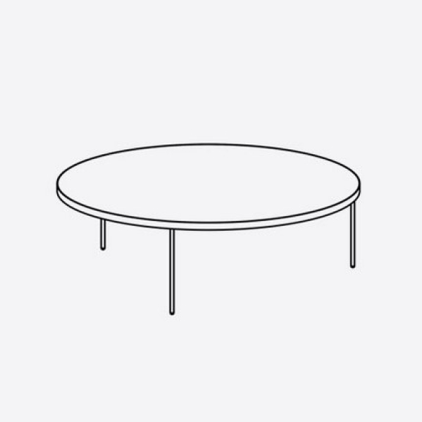 Treku Gau Couch Tisch Ø 110